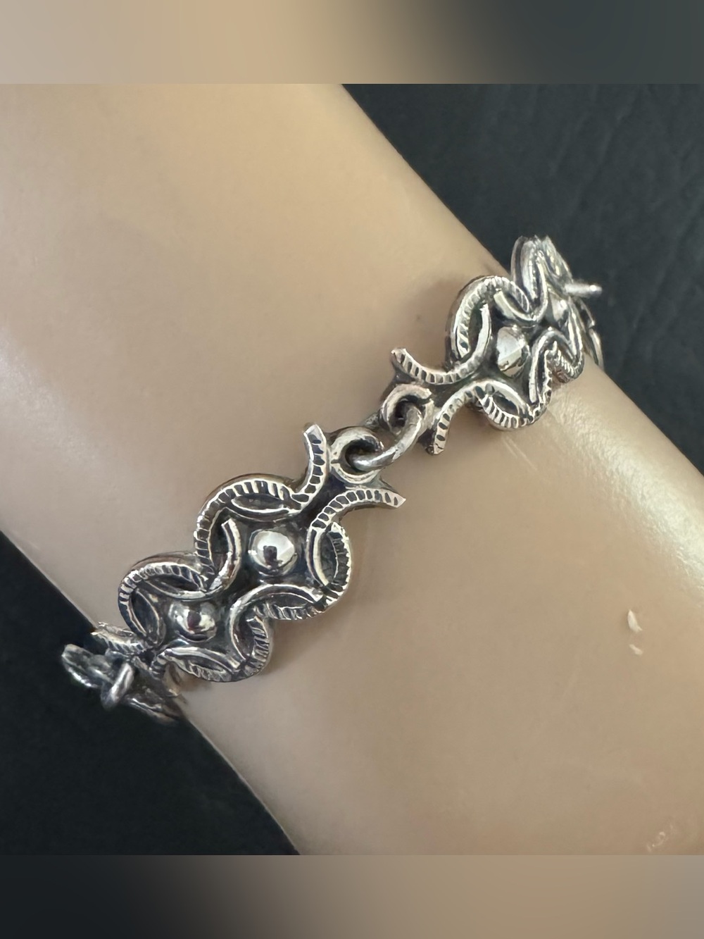 Sterling Silver Bracelet (Mexico) - Picture 3 of 6